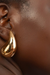 Oversize Dupes Thick Gold Earrings.